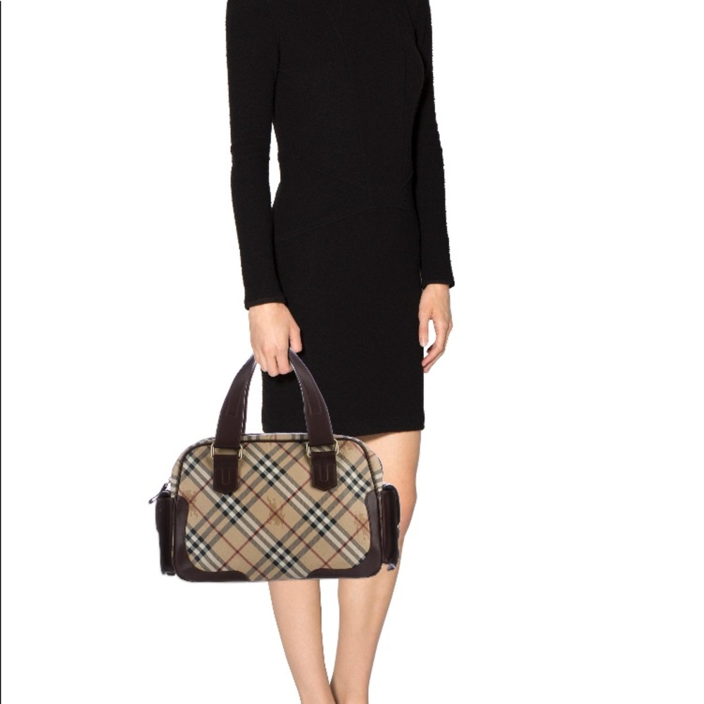 Burberry London Haymarket nova plaid tote handbag - Picture 10 of 11